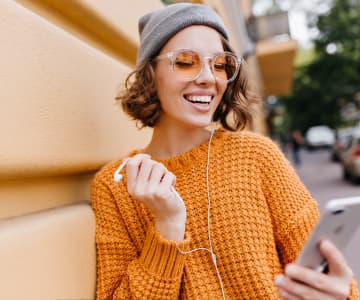 Girl with mobile